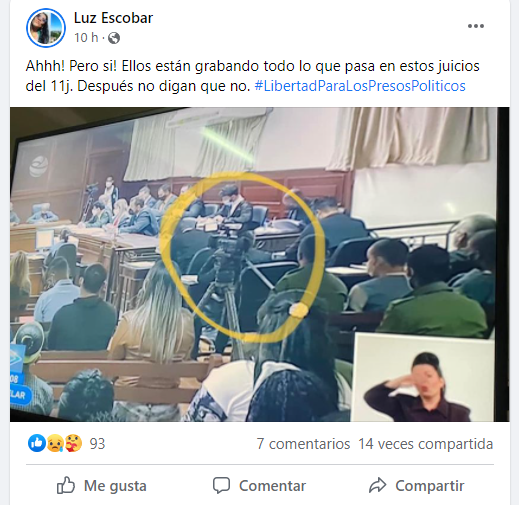 Post de Escobar.